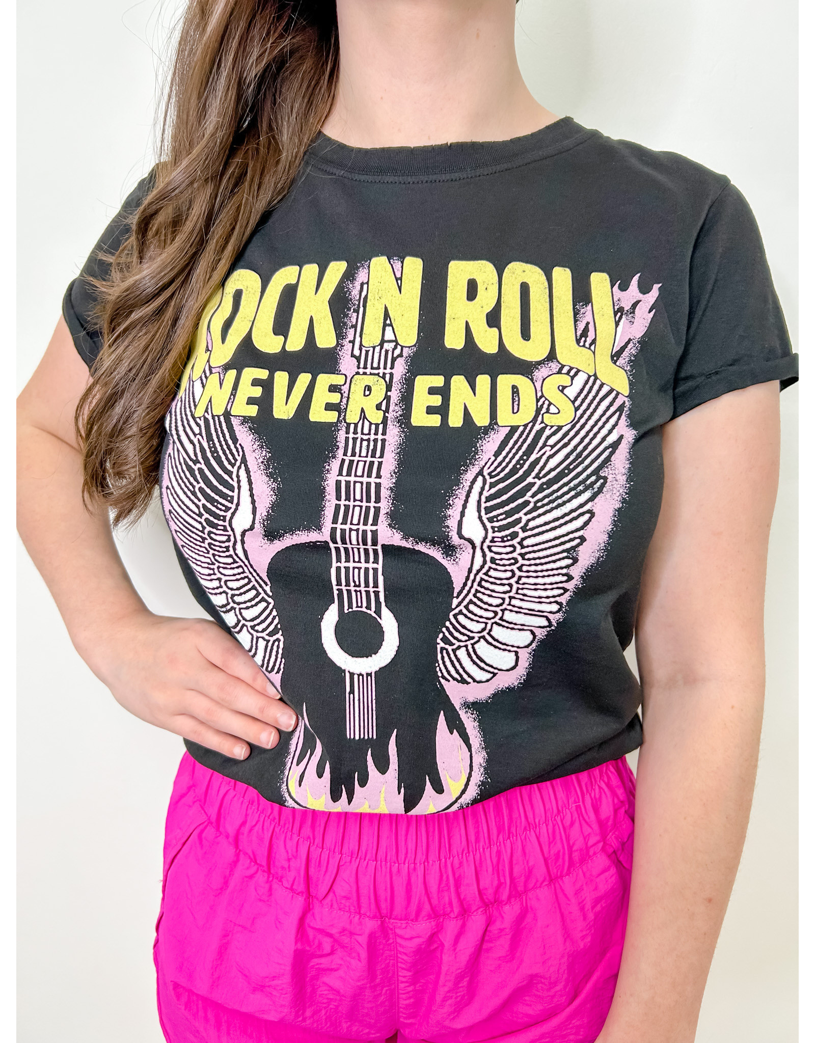 Rock N Roll Never Ends Tee