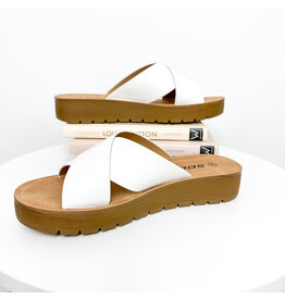 White Lucy Sandals