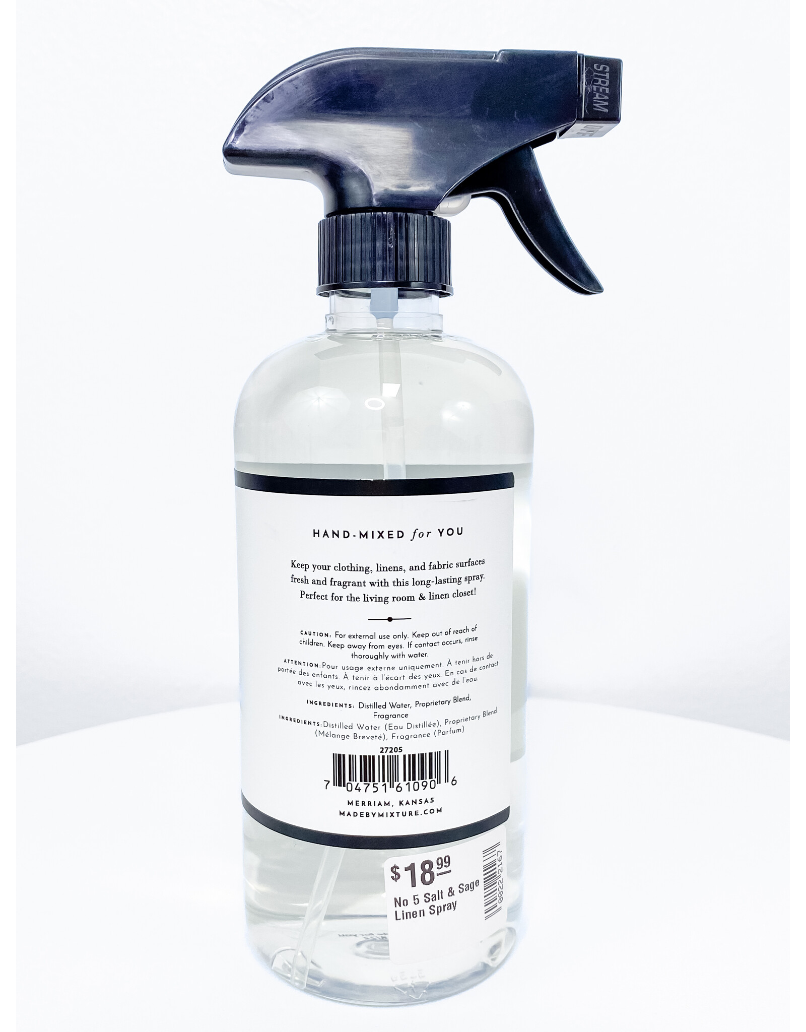 No 5 Salt & Sage Linen Spray