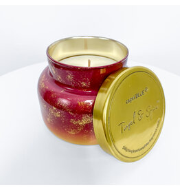 Capri Blue Tinsel & Spice 19 oz Glimmer Signature Jar