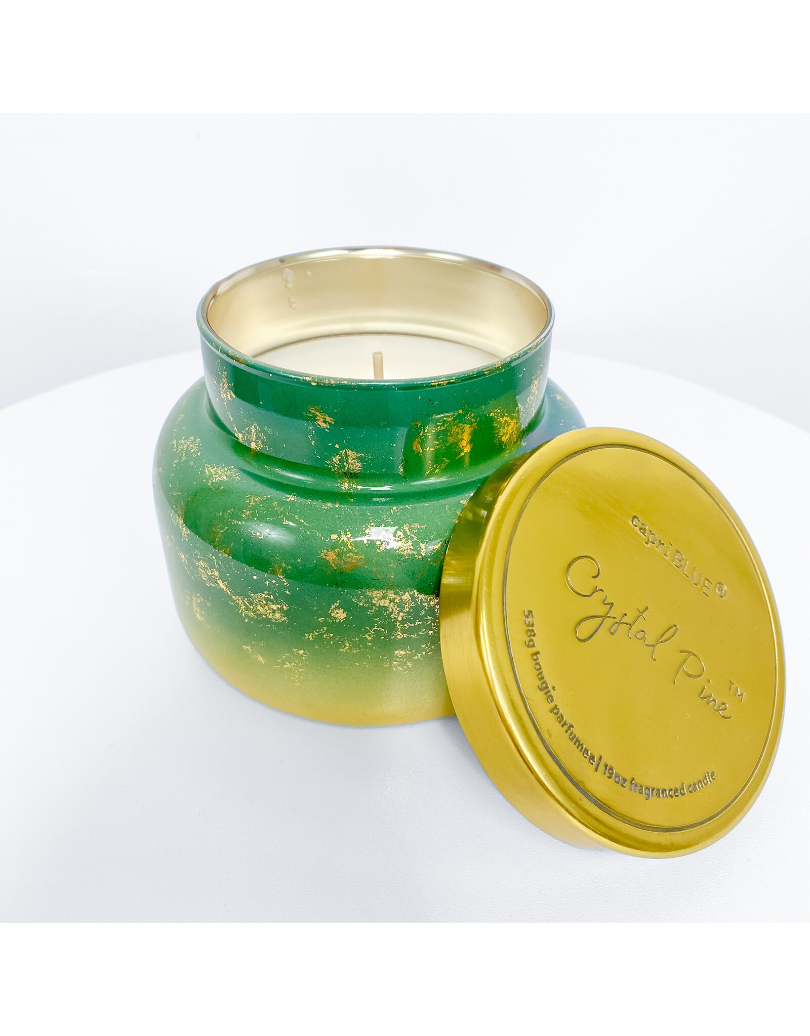 Capri Blue Crystal Pine 19 oz Glimmer Signature Jar
