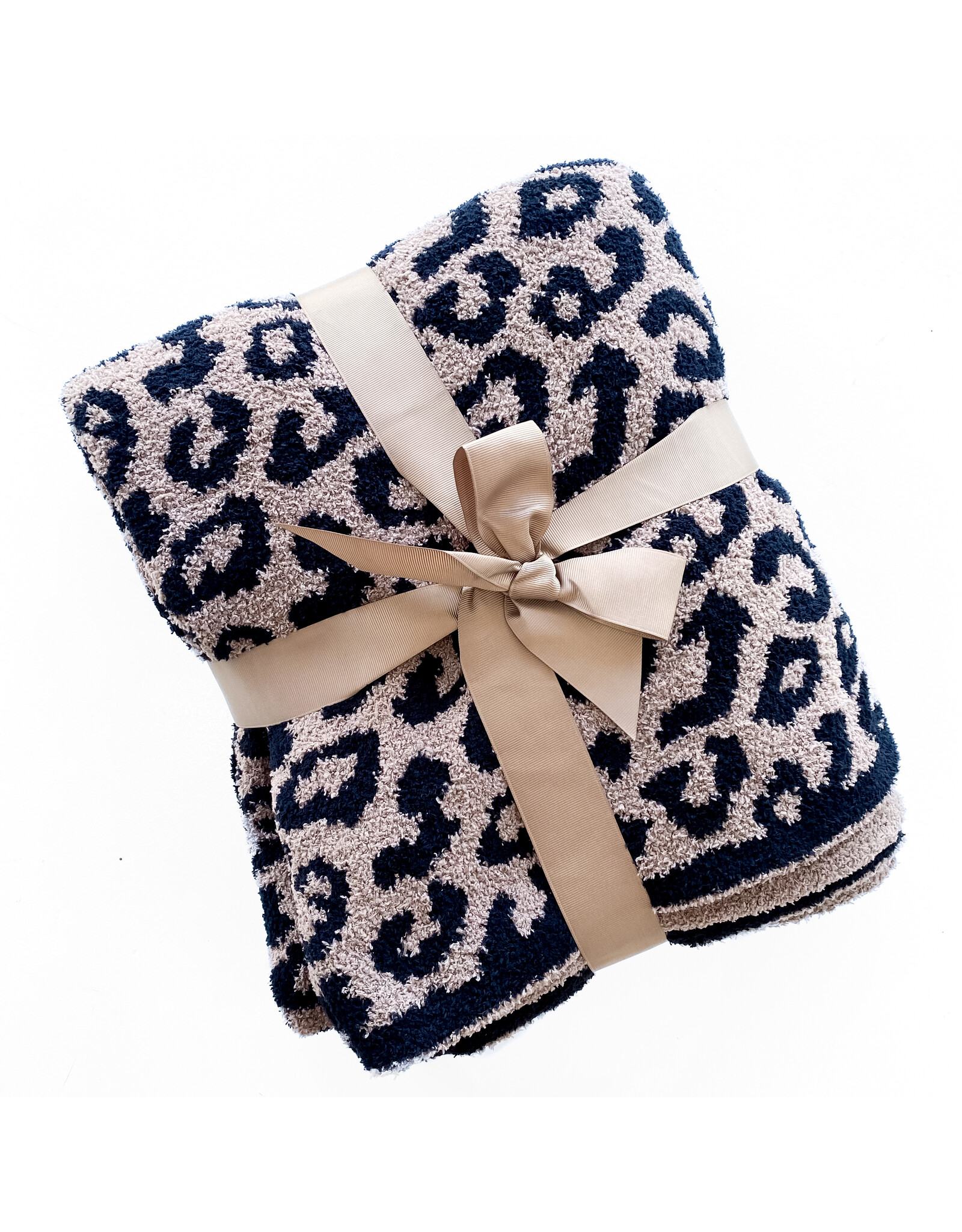 Leopard Print Luxury Blanket - Coffee