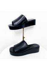 Black Lourdes Slide Sandals