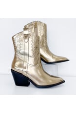 Gold Rowdy Boots