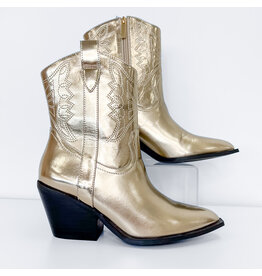 Gold Rowdy Boots
