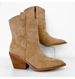 Camel Suede Rowdy Boots