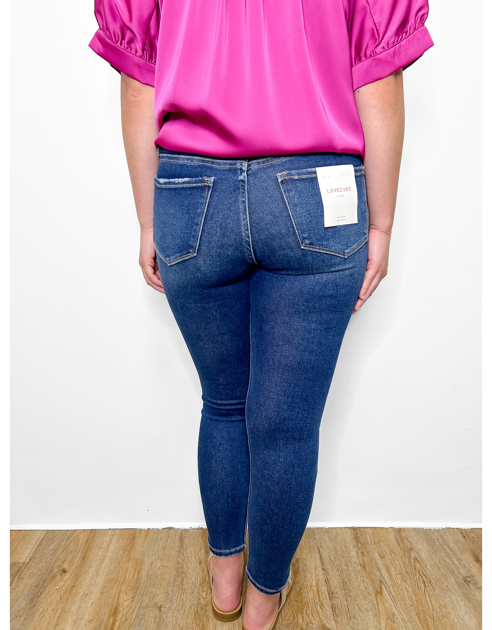 Success Mid Rise Crop Skinny Jeans - The Magnolia