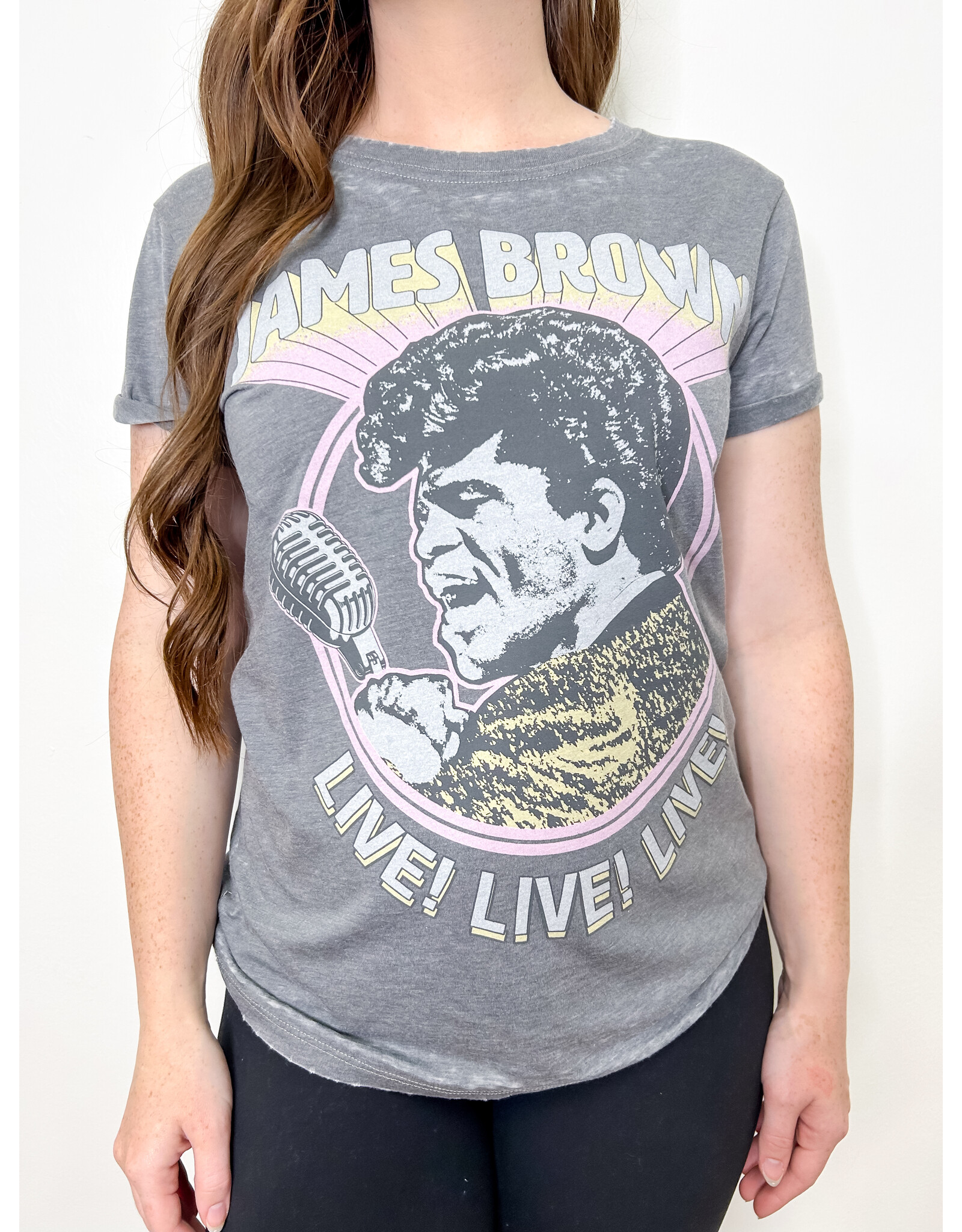 James Brown Live Burn Out Tee