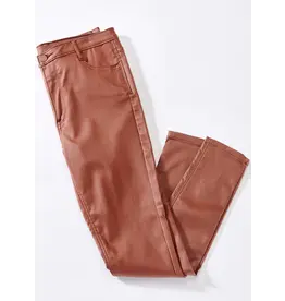 Brown Waxed Trousers