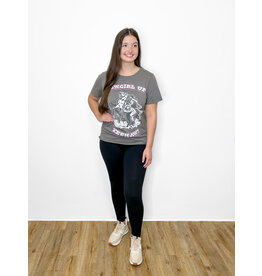 Steel Grey Cowgirl Up Tee