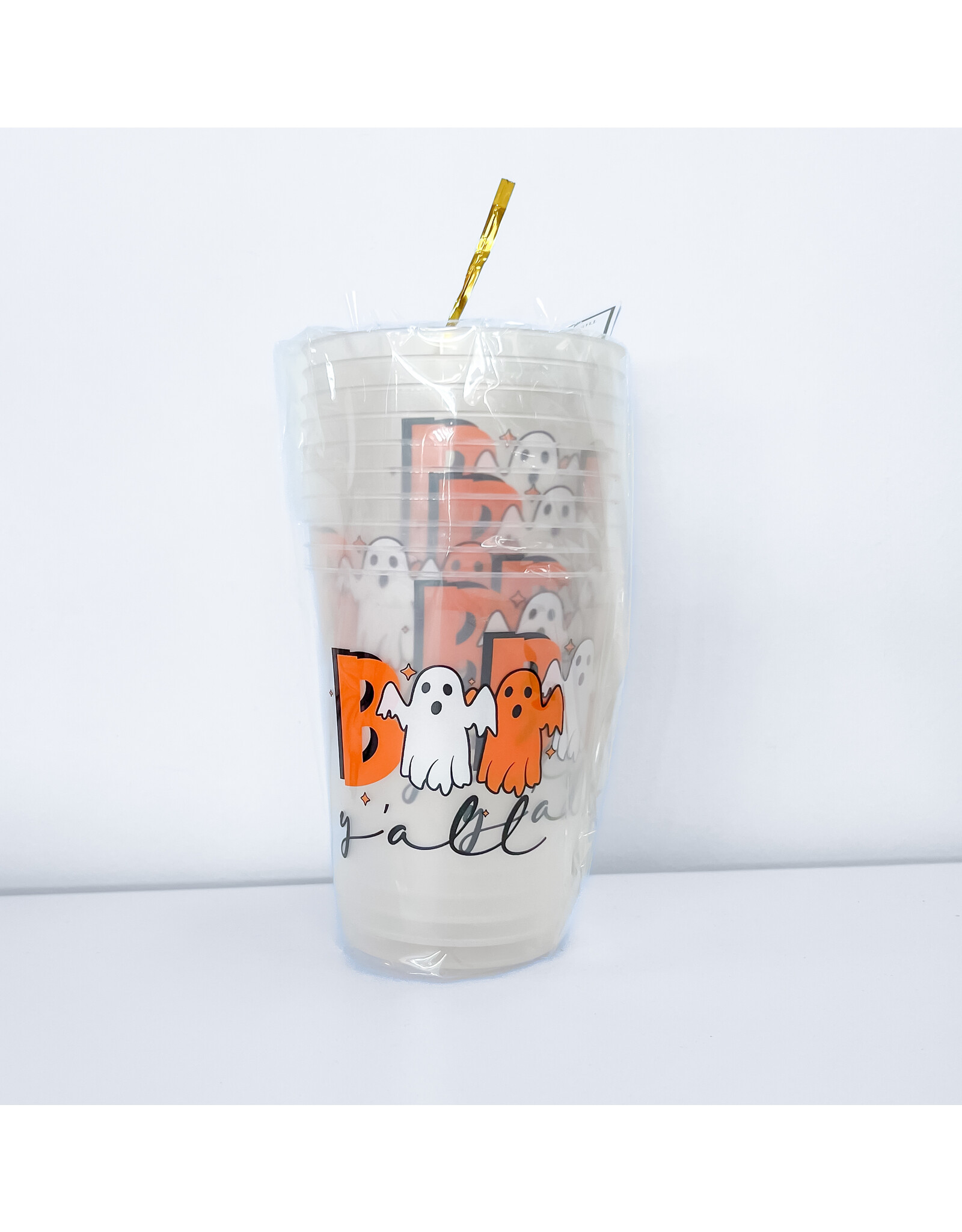 Boo Y'all Party Cups - Set of 10