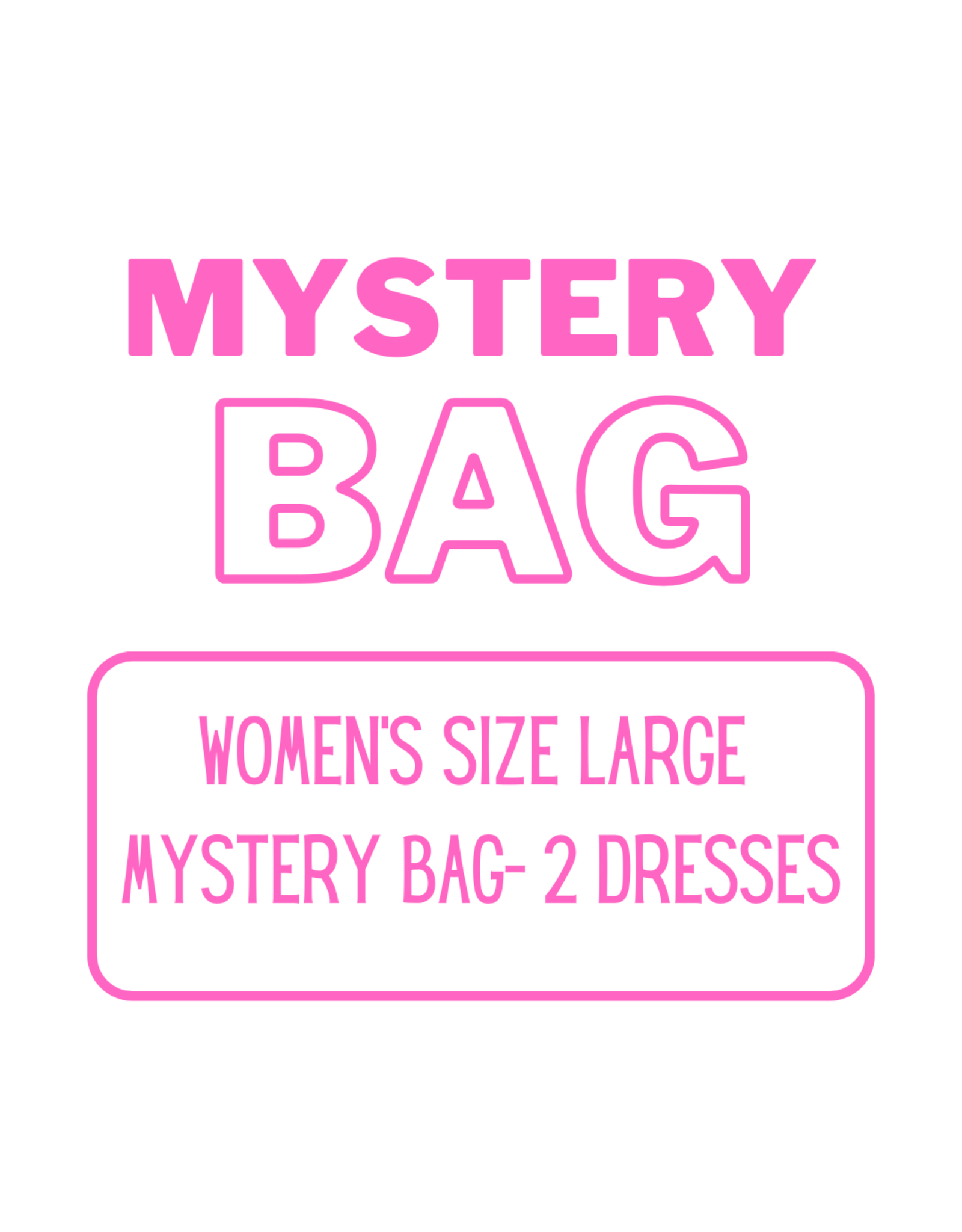 Women’s Clothing Mystery Bag Large - 2 Dresses