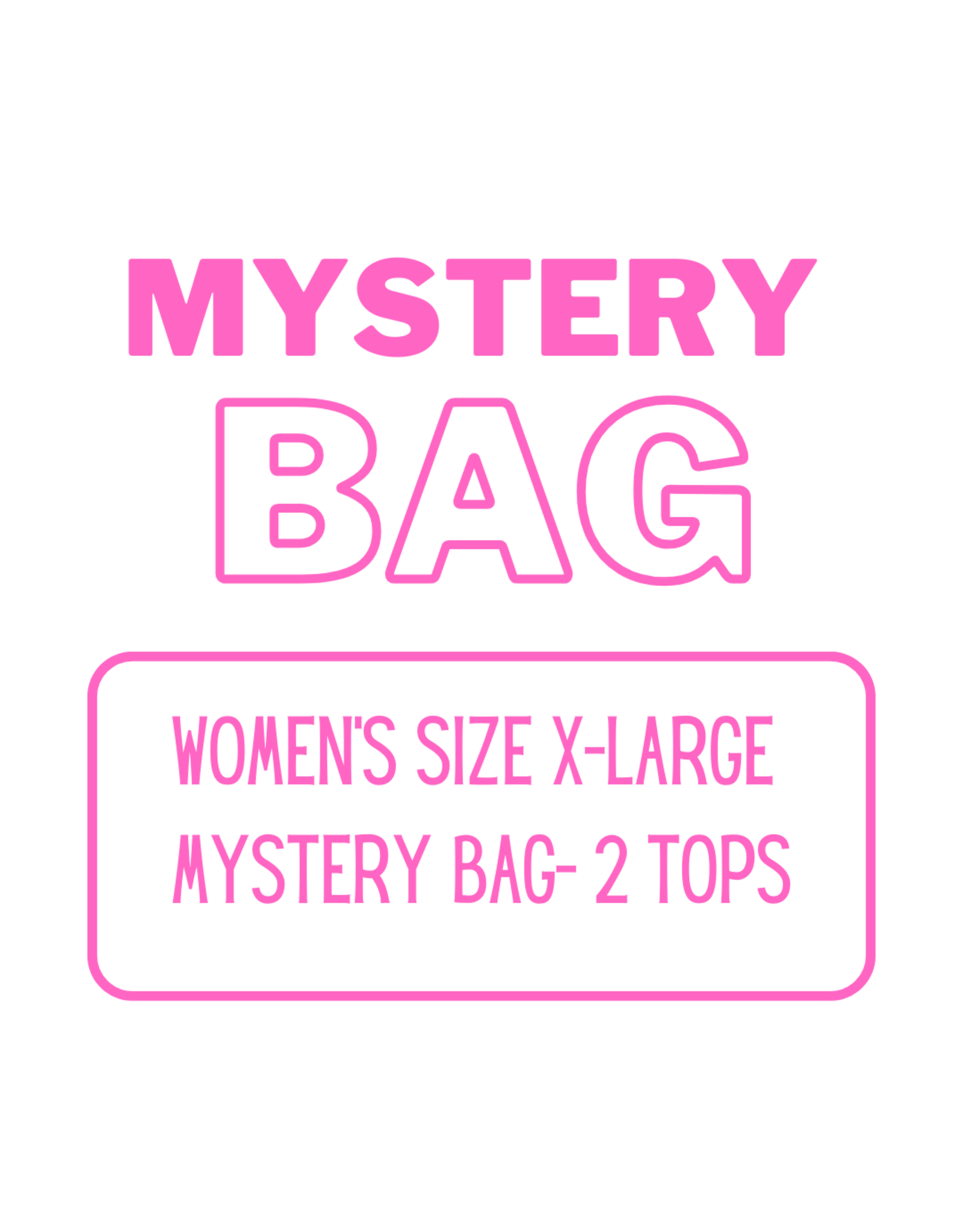 Women’s Clothing Mystery Bag X-Large - 2 Tops