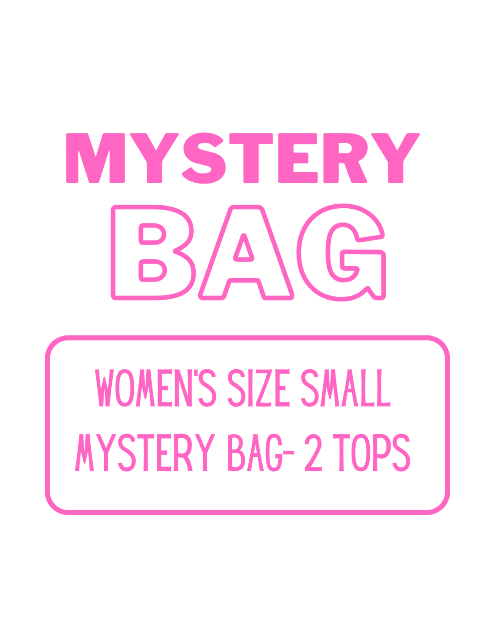 Women’s Clothing Mystery Bag Small - 2 Tops (B)