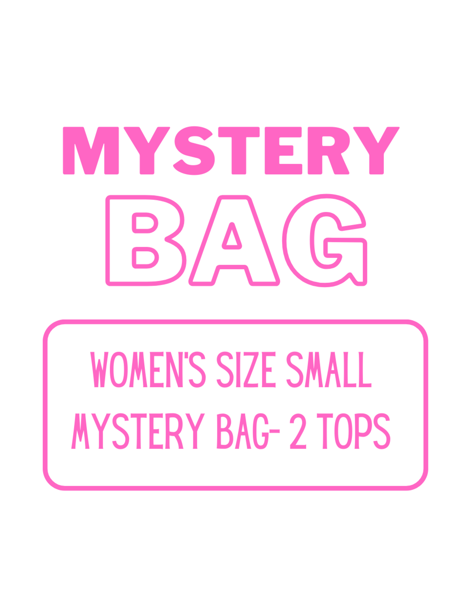 Women’s Clothing Mystery Bag Small - 2 Tops
