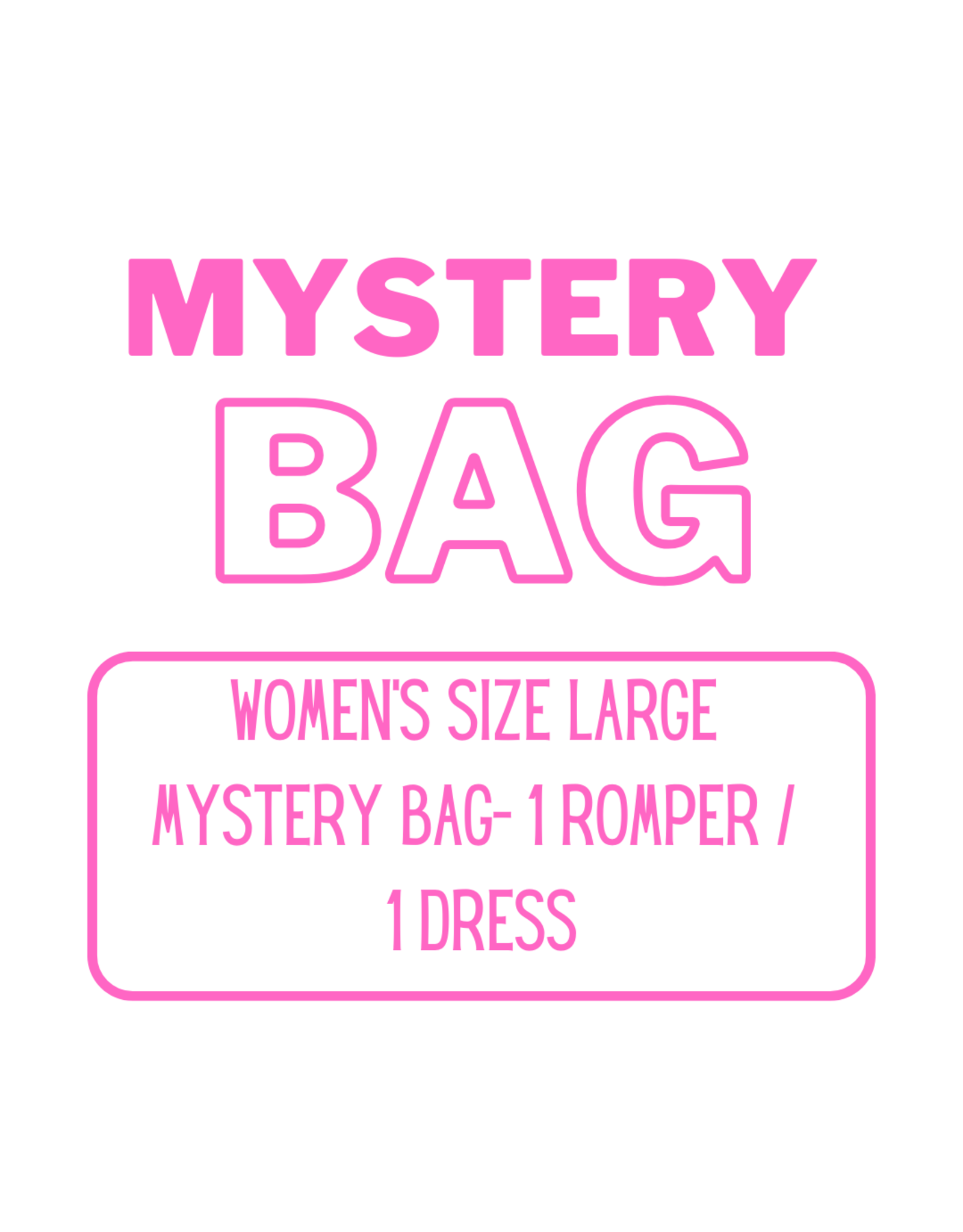 Junior’s Clothing Mystery Bag Large - 2 Dress/Romper