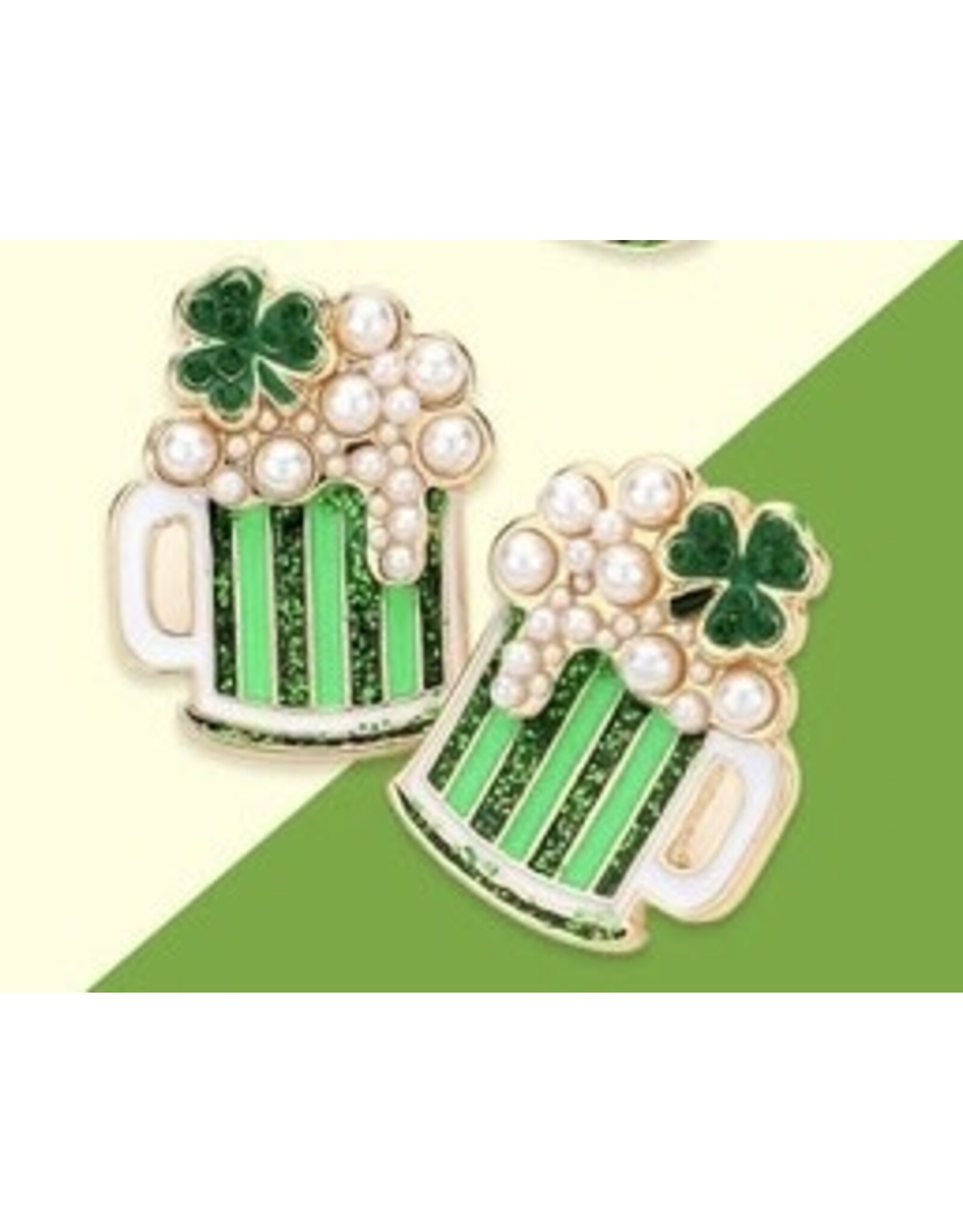St Patrick’s Day Mug Earrings