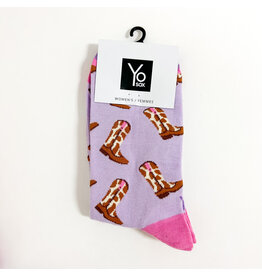 Women's Crew Socks - Cowgirls