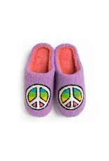 Lounge Out Loud Slippers - Peace Out
