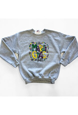 Tween Grey Mardi Gras Y’all Sweatshirt
