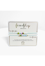 Blue Seed Bead Friendship Bracelets