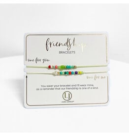 Mint Seed Bead Friendship Bracelets