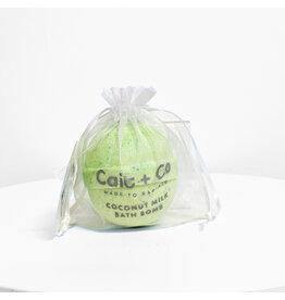 Cait & Co Emerald Coconut Milk Bath Bomb