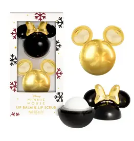 Minnie Burgundy Lip Balm & Lip Scrub Set