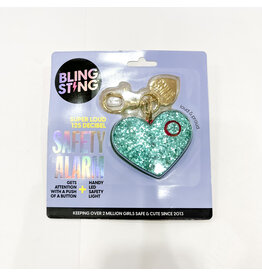Bling Sting Personal Alarm - Mint Heart