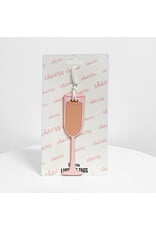 Champagne Flute Luggage Tag