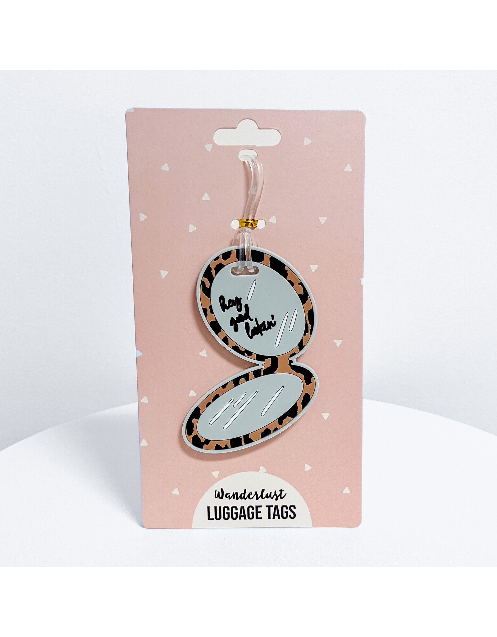 Compact Mirror Luggage Tag
