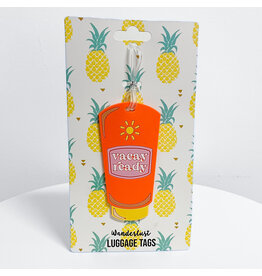 Suntan Lotion Luggage Tag