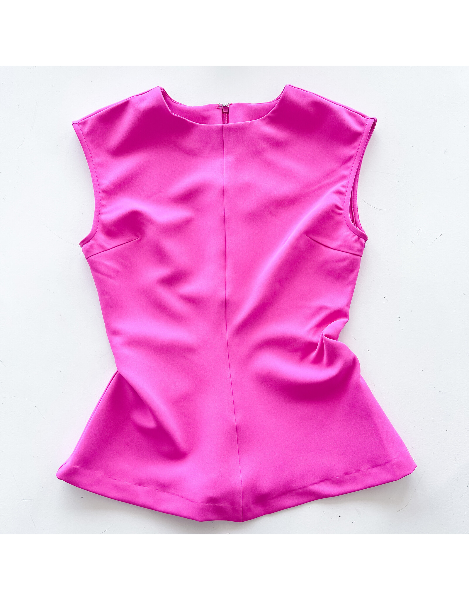 Pink Side Ruched Top