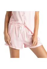 Hello Mello Satin Pajama Shorts - Slumber Party