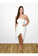 White Sleeveless Midi Dress
