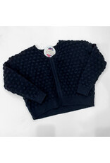 Tween Black V-Neck Popcorn Sweater