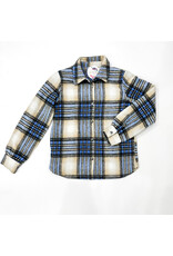 Sadie & Sage Tween Blue Plaid Shacket