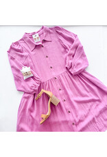 Pink Button Front Dress