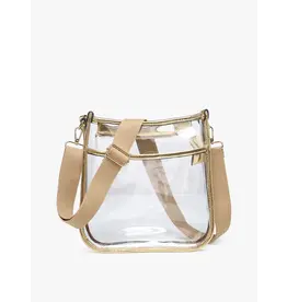 Posie Clear Crossbody - Gold