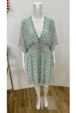 Sage Print Carmina Romper