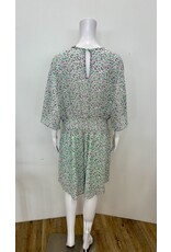 Sage Print Carmina Romper