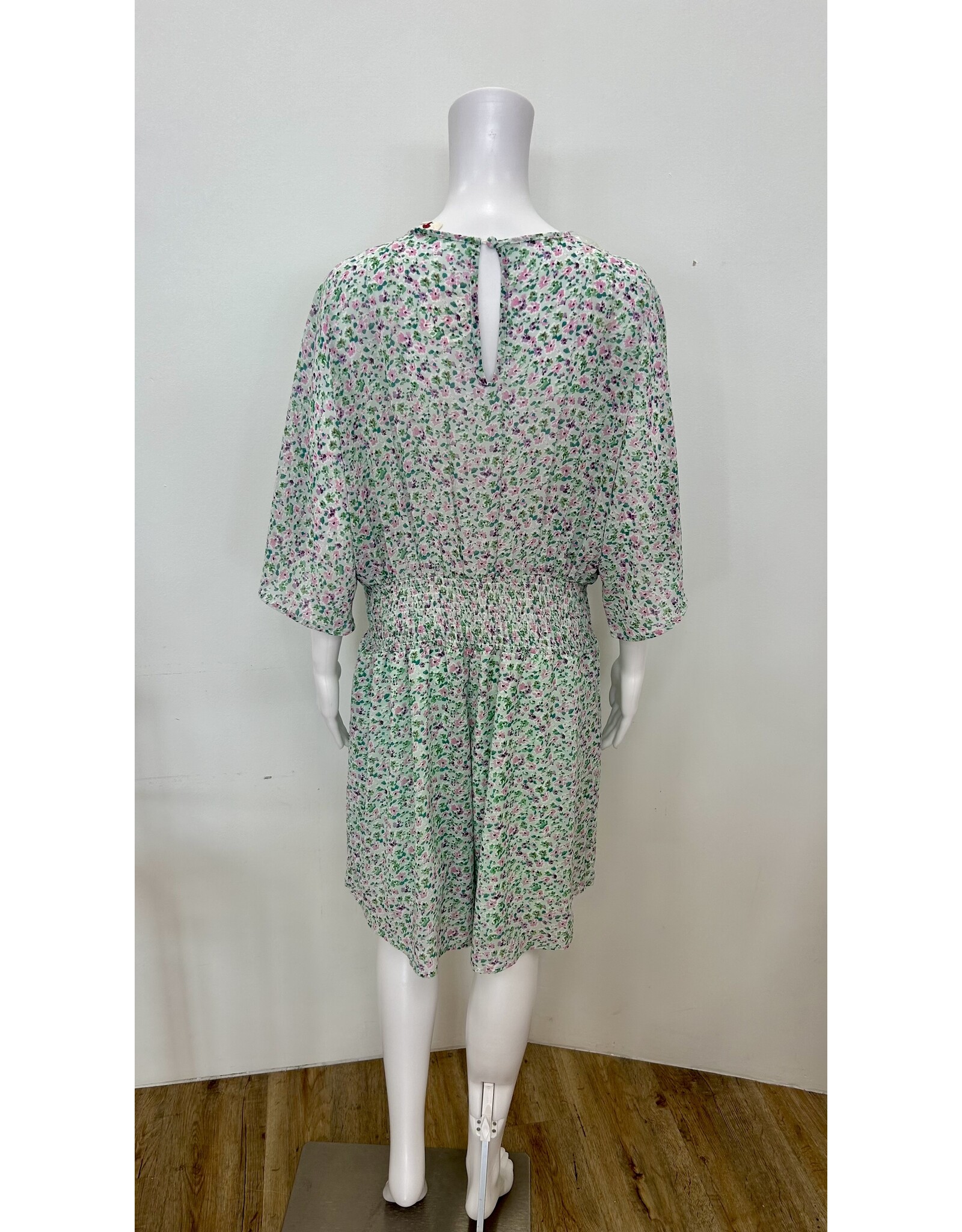 Sage Print Carmina Romper