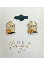Halloween Stud Earrings - RIP