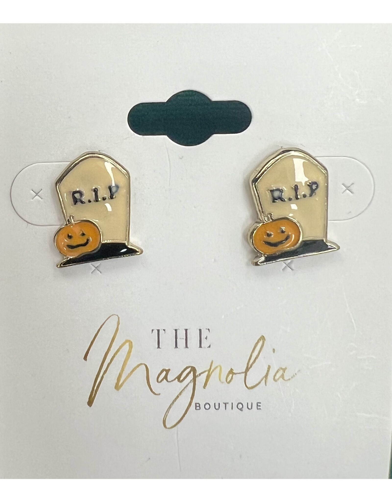 Halloween Stud Earrings - RIP