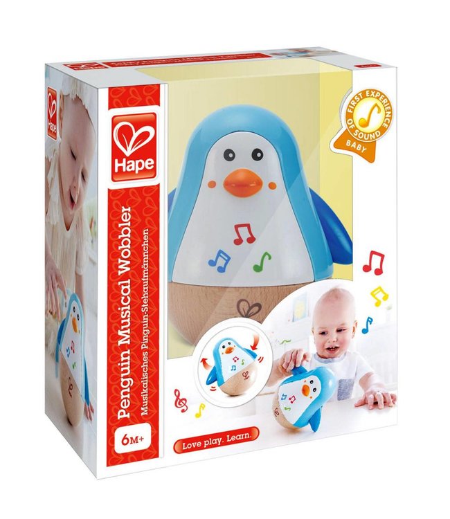 hape penguin musical wobbler