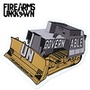 House FU Killdozer Cutout Sticker (3.5"x3.25")