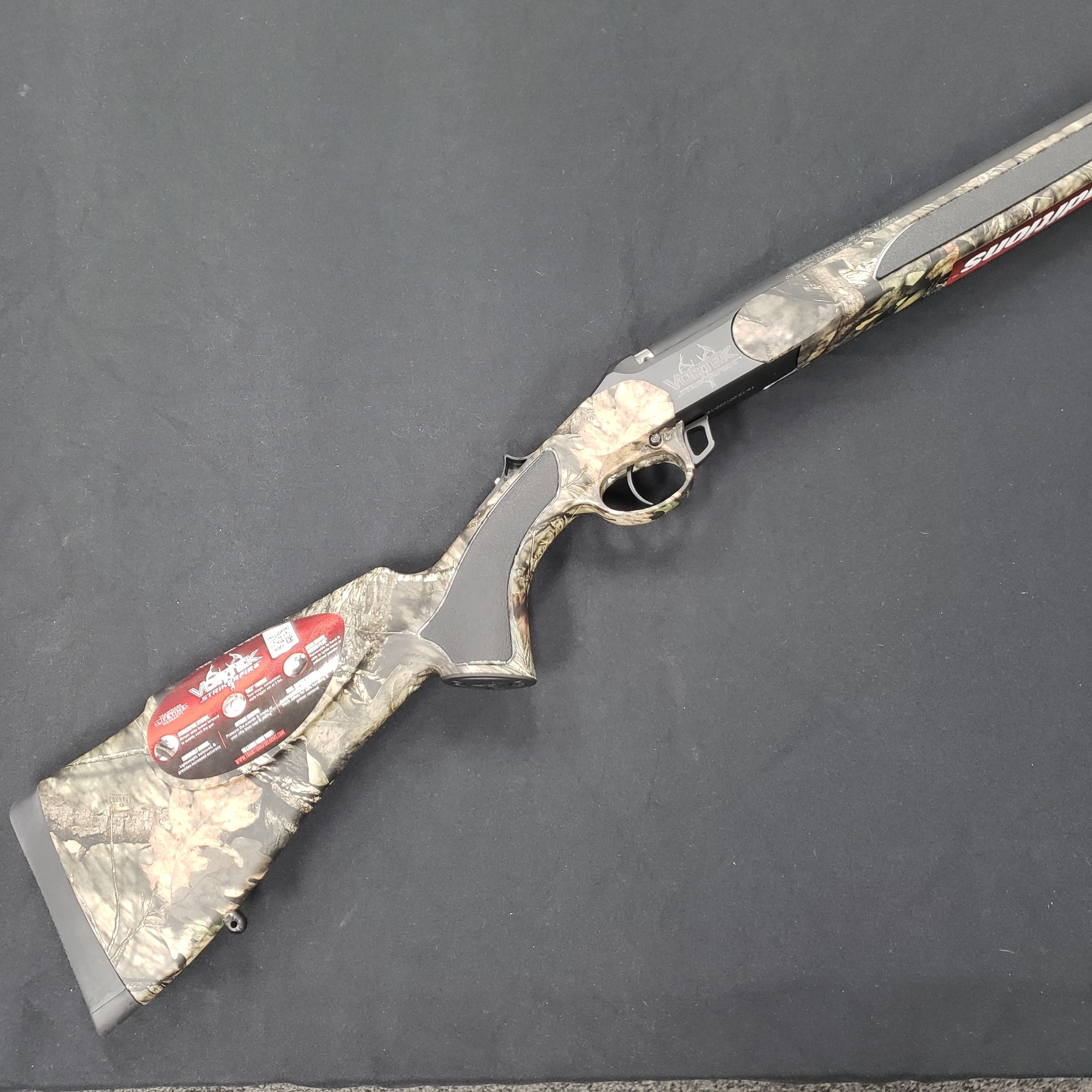 Traditions Vortek StrikerFire Syn.  Mossy Oak Break Up Country Camo - No Sights/.50 cal / 28" Nitride/44"/5
