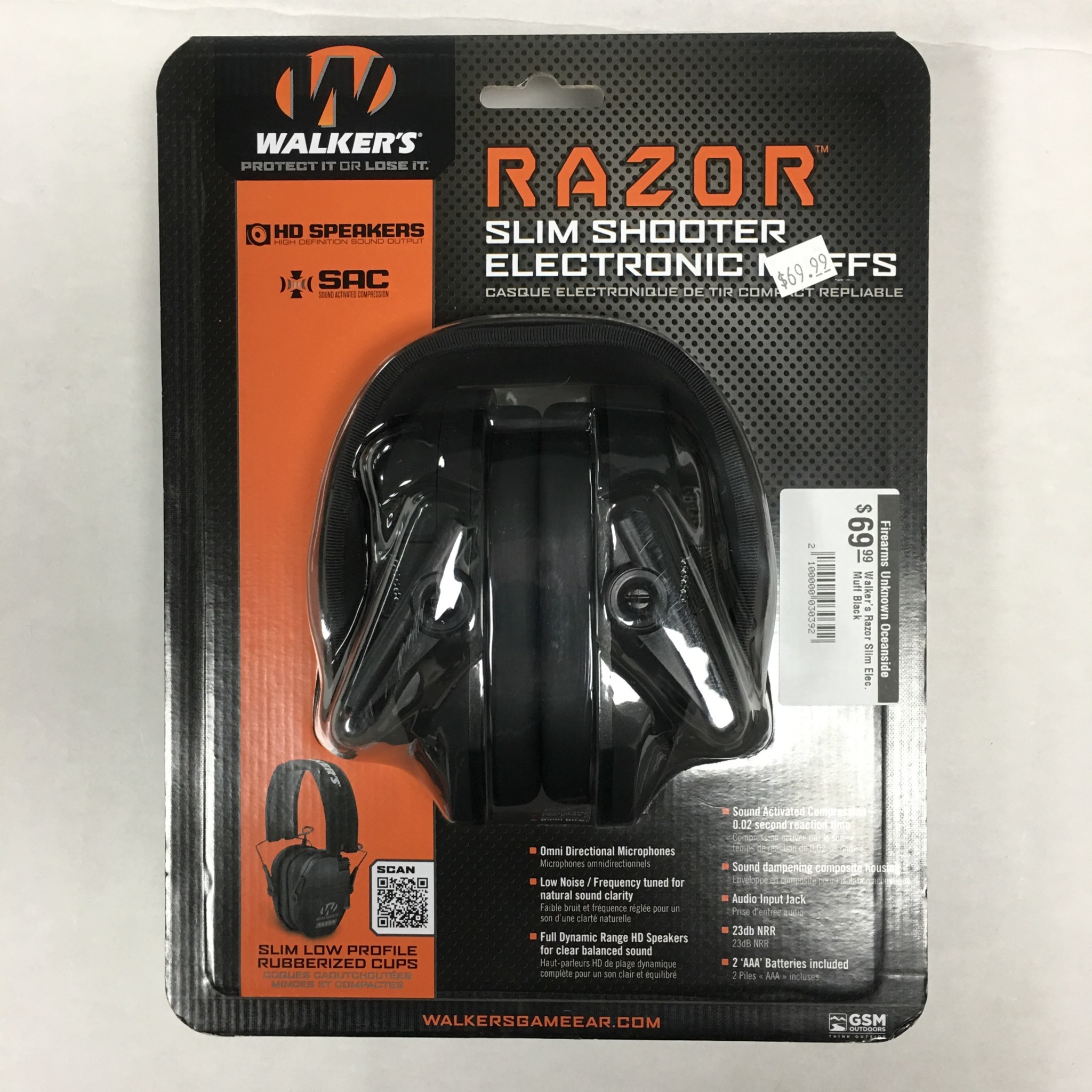 Walker's Razor Slim Elec. Muff