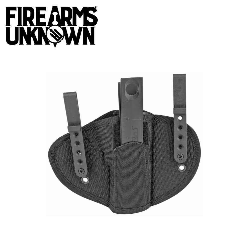 Uncle Mike's Size 4 IWB Nylon Holster With Retention Strap – Right Hand, Fits 4" Barrel Pistols