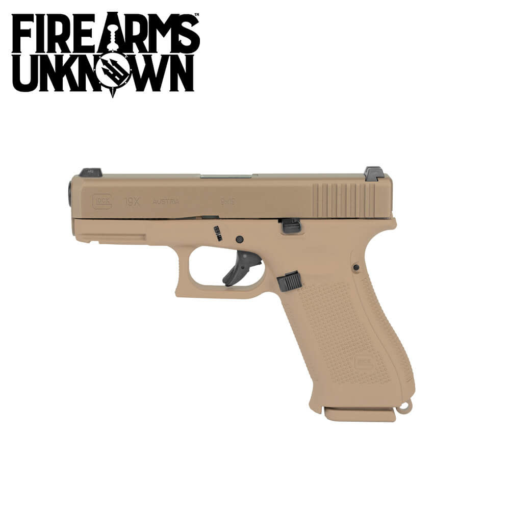Glock G19X (Aus) 9MM 4.02" Coyote (1)17/(2)19RD Pistol